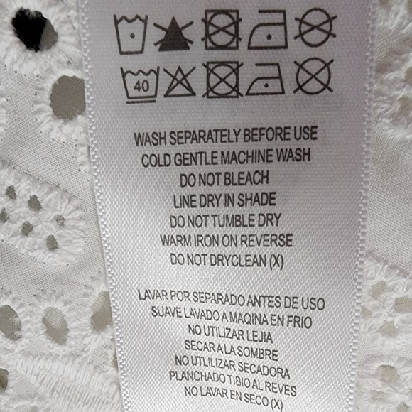 City chic peekaboo Ivory eyelet lace off shoulder top plus size 22 new!!! - Picture 7 of 8